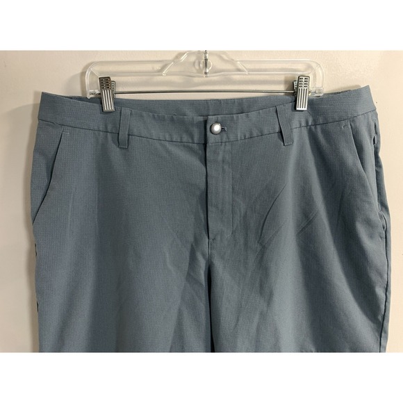 Lululemon Commission Shorts Men's 38 Gray Ventlight Preppy Stretch Woven Golf - Picture 2 of 8